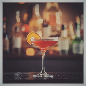 An image of the Angel Face cocktail submitted by Toby that contains London Dry Gin, Applejack, Apricot Brandy and Lemon