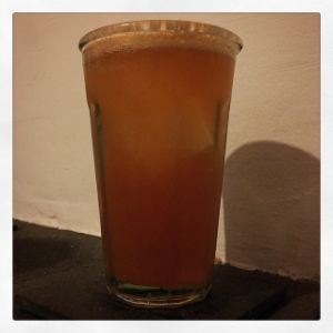 An image of the A Postcard to Nina cocktail submitted by n0tquitethere that contains Amaro Meletti, Sweet Vermouth, Aperol, Lime, Pineapple Juice, Peychauds Bitters and Soda Water