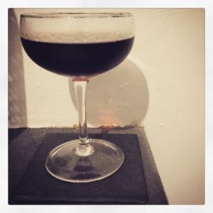 An image of the Arnaud Cocktail cocktail submitted by n0tquitethere that contains London Dry Gin, Dry Vermouth and Crème de Cassis