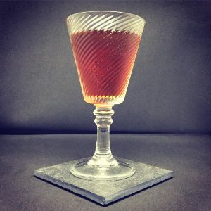 An image of the Brandy Champerelle cocktail submitted by n0tquitethere that contains Brandy, Curaçao Triple Sec and Amaro