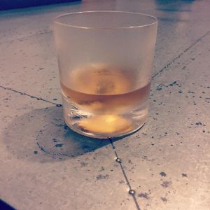 An image of the Cooper Union cocktail submitted by n0tquitethere that contains Irish Whiskey, St Germain, Orange Bitters, Single Malt Scotch and Lemon