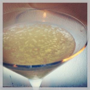 An image of the East Village Athletic Club Cocktail cocktail submitted by n0tquitethere that contains Blanco Tequila, Lemon, Yellow Chartreuse and Grand Marnier