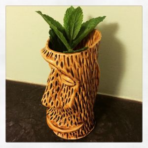 An image of the Fog Cutter cocktail submitted by n0tquitethere that contains Lemon, Gold Rum, Cognac, Orange, London Dry Gin, Orgeat Syrup, Cream Sherry and Mint