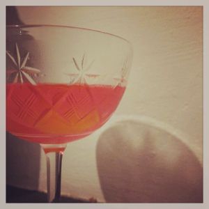An image of the Holland Gin cocktail submitted by n0tquitethere that contains Peychauds Bitters, Simple Syrup, Genever and Lemon