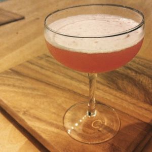 An image of the Mary Pickford cocktail submitted by n0tquitethere that contains Gold Rum, Pineapple Juice, Maraschino Liqueur and Grenadine