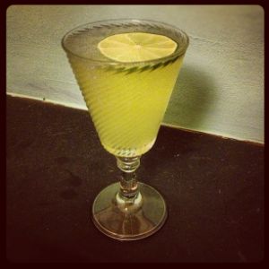 An image of the Mission Bell cocktail submitted by n0tquitethere that contains Reposado Tequila, Kümmel, Lime, Agave Syrup and Lime