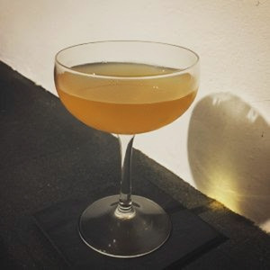 An image of the Pick-Me-Up cocktail submitted by Toby that contains Cognac, Dry Vermouth and Absinthe