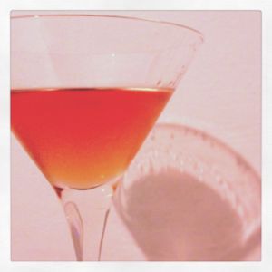 An image of the Rojo Bianco cocktail submitted by n0tquitethere that contains Reposado Tequila, Bianco Vermouth, Turin Bitters, Maraschino Liqueur and Angostura Bitters