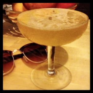An image of the Royal Bermudian Yacht Club cocktail submitted by n0tquitethere that contains Gold Rum, Lime, Curaçao Triple Sec and Falernum