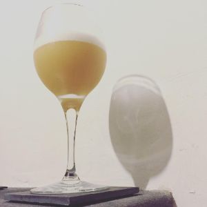 An image of the Smoking Fanny cocktail submitted by n0tquitethere that contains Single Malt Scotch, Amaro Montenegro, Honey Syrup, Lemon, Egg and Angostura Bitters
