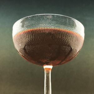 An image of the Stomach Reviver cocktail submitted by n0tquitethere that contains Angostura Bitters, Fernet Branca, Brandy and Kümmel