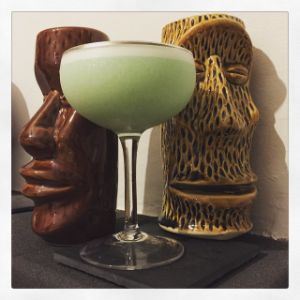 An image of the Vicious Virgin #2 cocktail submitted by n0tquitethere that contains Lime, Grapefruit, Orgeat Syrup, Blue Curaçao, White Rum and Blanco Tequila