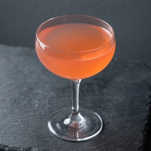 An image of the Wellington cocktail submitted by Toby that contains London Dry Gin, Swedish Flaggpunsch, Cherry Brandy and Lime