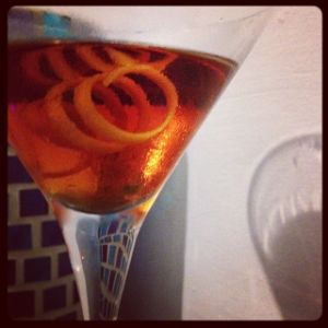 An image of the When The Revolution Comes cocktail submitted by n0tquitethere that contains Lemon Vodka, Sweet Vermouth and Aperol