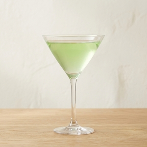 An image of the Zephyr cocktail submitted by Toby that contains London Dry Gin, Lillet Blanc and Green Chartreuse